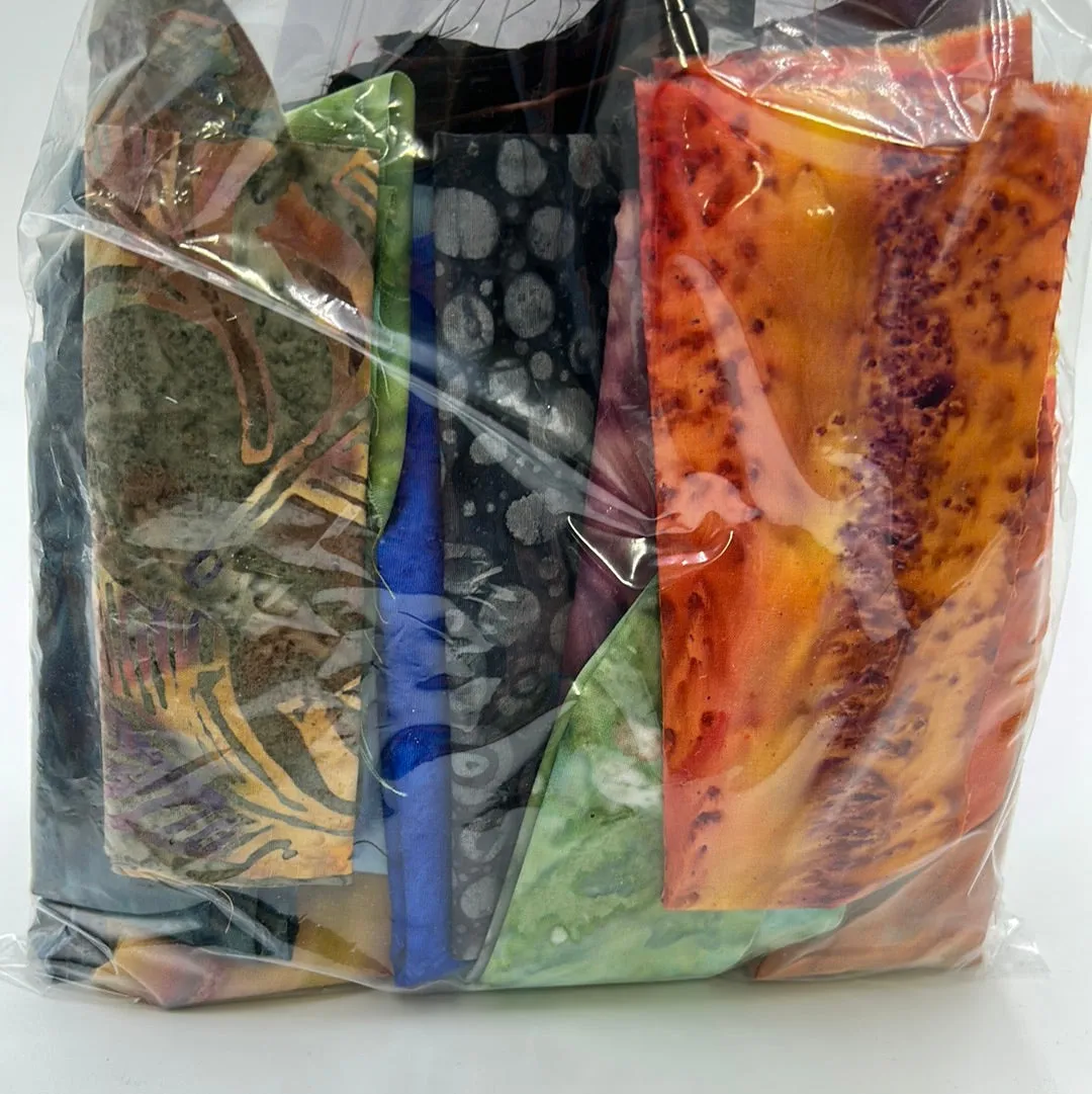 Quilting Scrap Bags, Batik (WQC1671:1674)