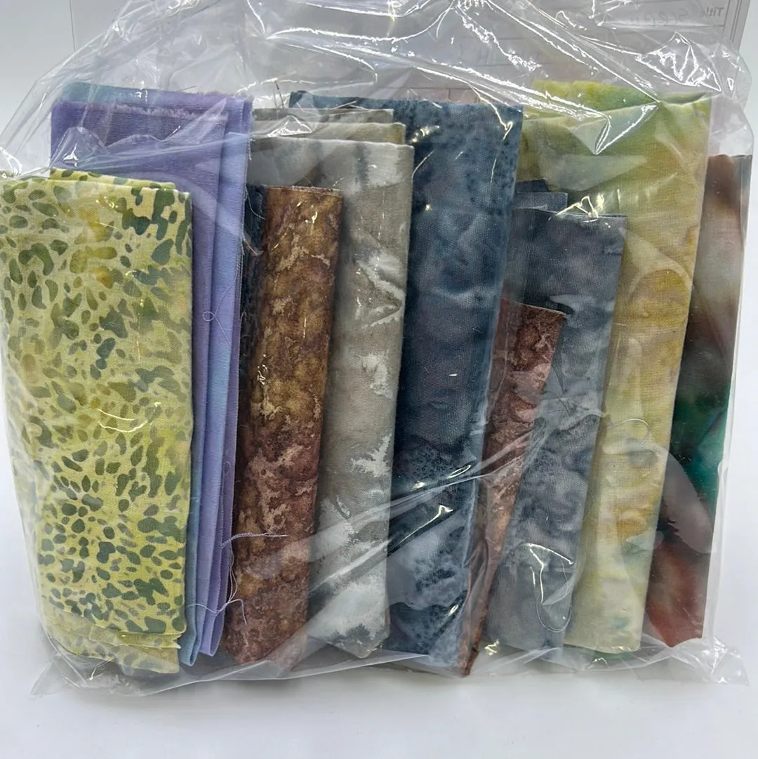 Quilting Scrap Bags, Batik (WQC1671:1674)