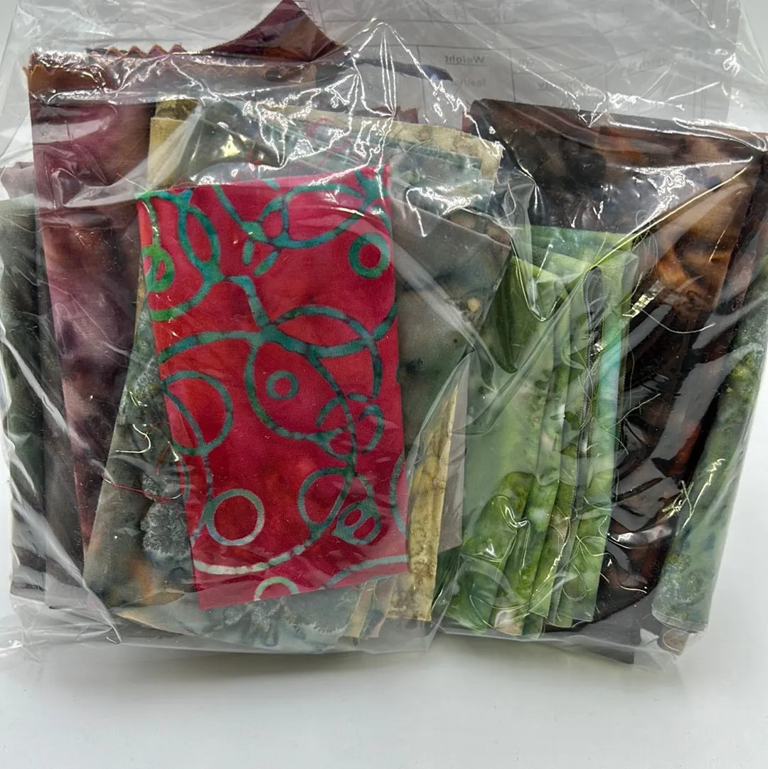 Quilting Scrap Bags, Batik (WQC1671:1674)