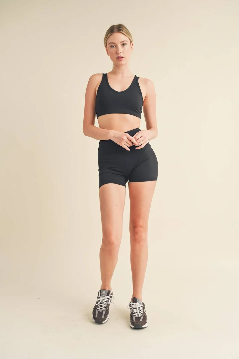 Racerback Bra and Shorts Set