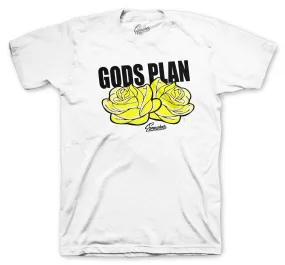 Retro 6 Citron Tint Gods Plan Shirt