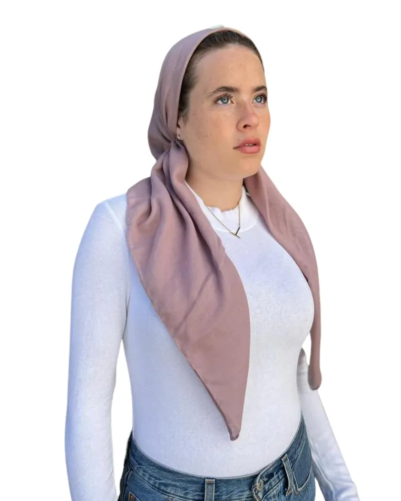 Scarf Bar Classic Lavender Pre-Tied Bandanna with Full Grip