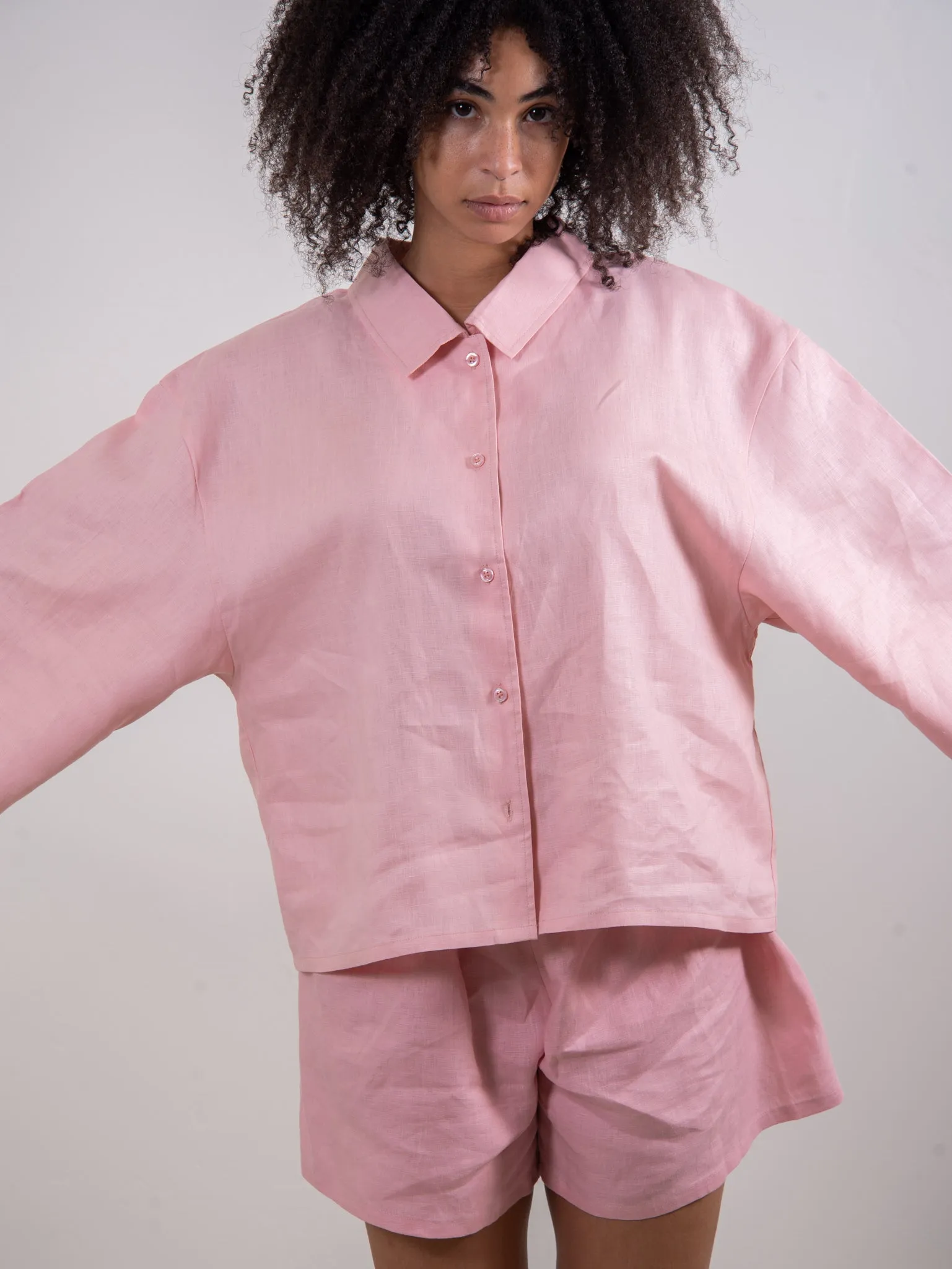 The Linen Set - Pink