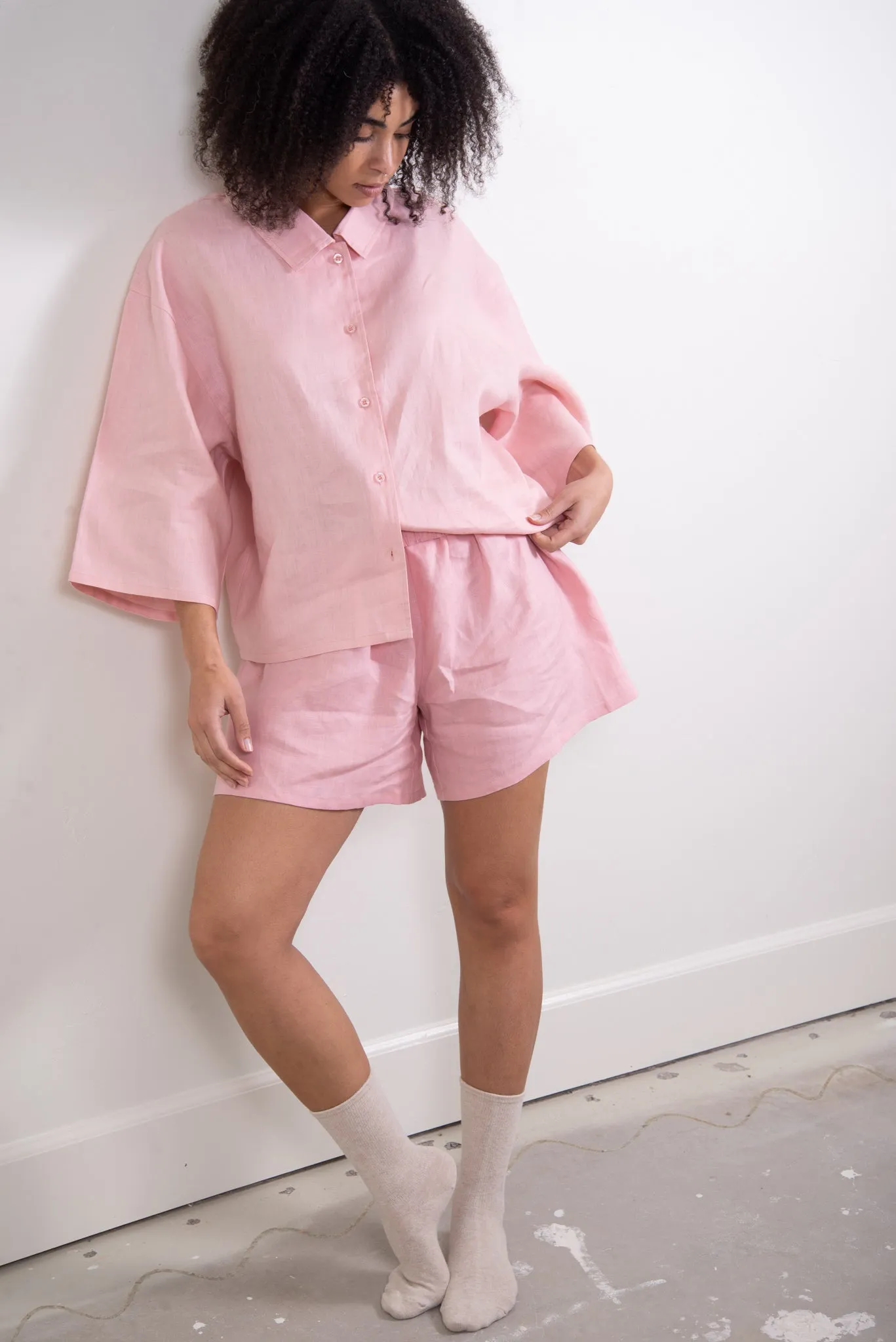 The Linen Set - Pink