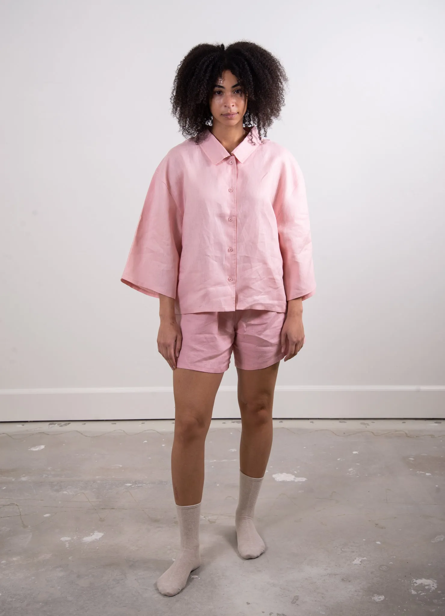 The Linen Set - Pink