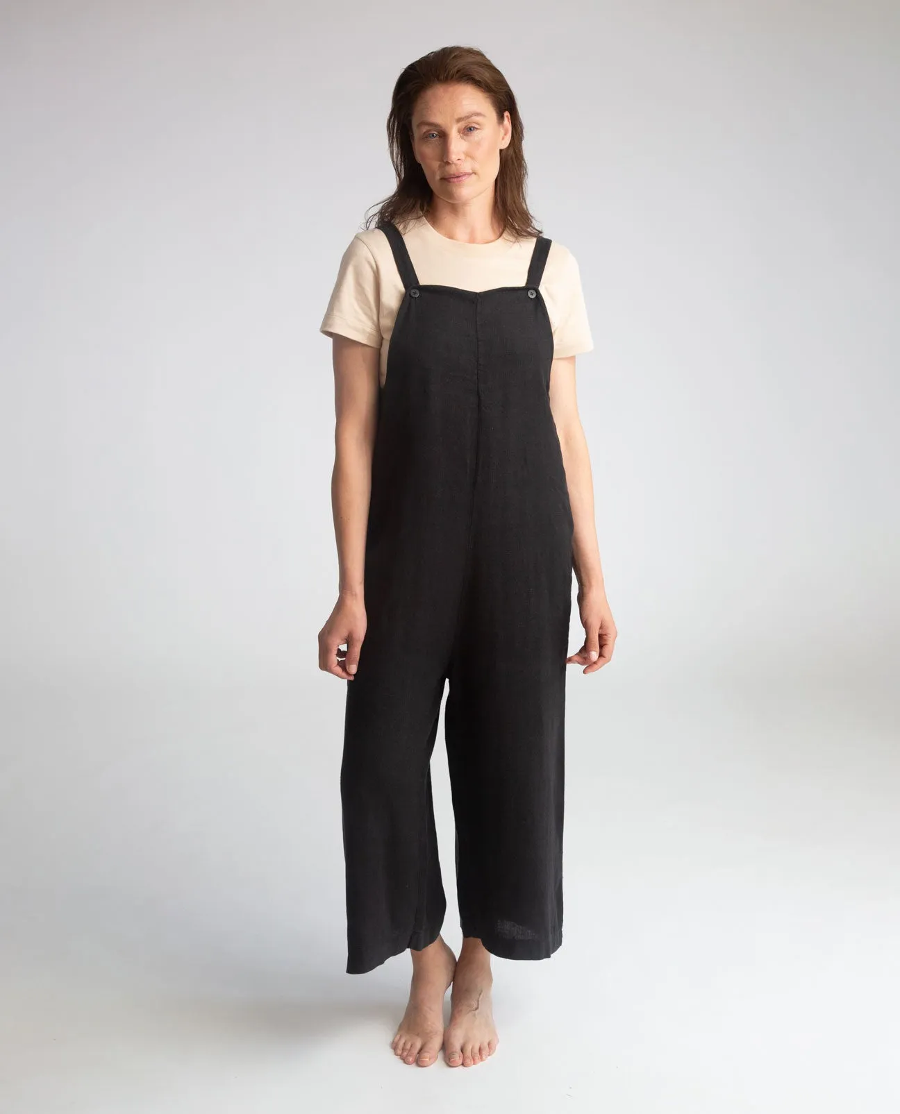 Unity Linen Jumpsuit In Black