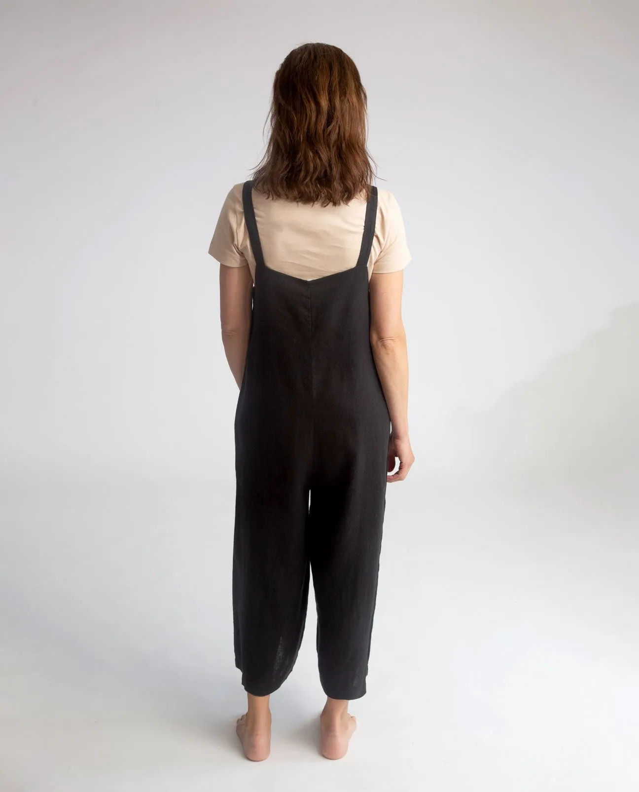 Unity Linen Jumpsuit In Black