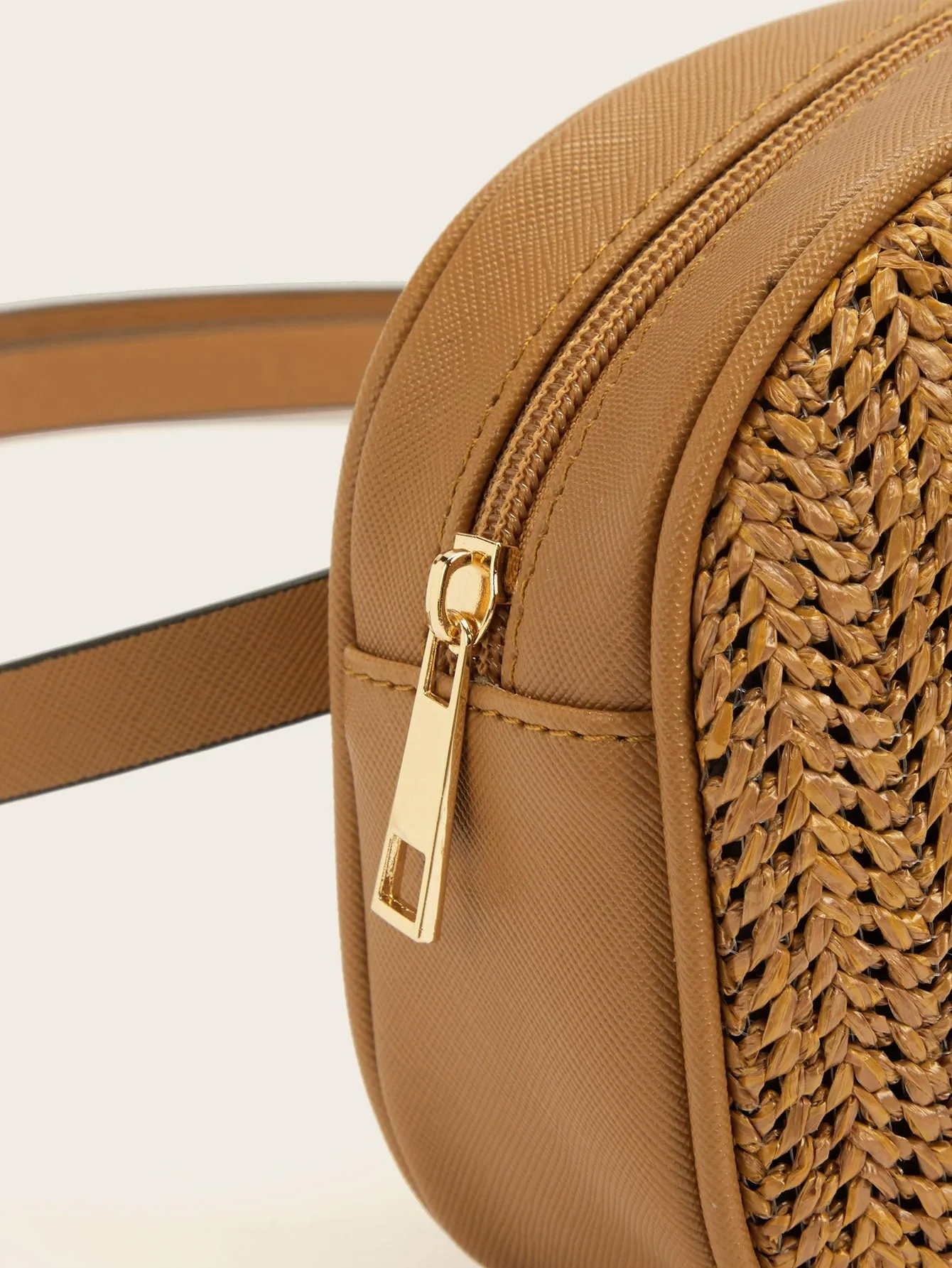 Woven Detail Fanny Pack